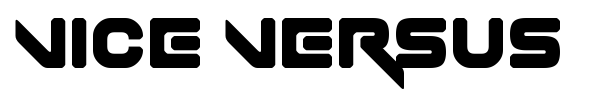 Vice Versus font preview